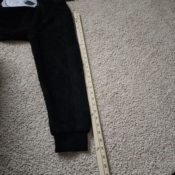 The Nightmare Before Christmas Jack Zero Pajama Crop Top Womens XL Sherpa Black - Picture 9 of 11